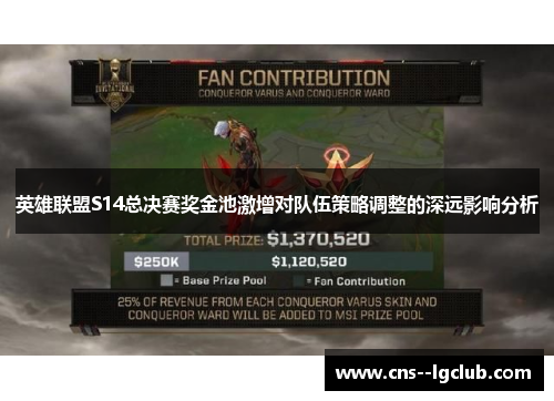 英雄联盟S14总决赛奖金池激增对队伍策略调整的深远影响分析