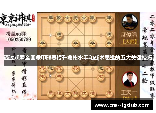 通过观看全国象甲联赛提升象棋水平和战术思维的五大关键技巧